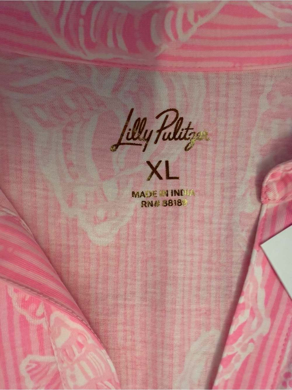 Lilly Pulitzer Riegan Maxi Dress in Rousseau Pink Cool as Shell. XL. NWT - Picture 5 of 9